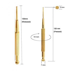 Palpeur Double Sonde Pour lacupuncture et lacupression, Acupuncture Oreille Acupuncture Pen, Outils de R¨¦flexologie Facial