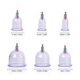 12x ventouses chinoises ventouse kit massage acupuncture thérapie médicale sous vide chinois traditionnel