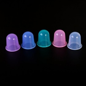 ROSENICE Massage ventouses 5pcs Silicone corps traitement douleur soulagement serré Massage ventouses coupe