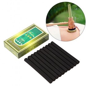Moxa Rolls, 10pcs moxa sans fumée Soins de santé Soulagement de la douleur Moxibustion cinq ans pur Moxa Rolls Sticks