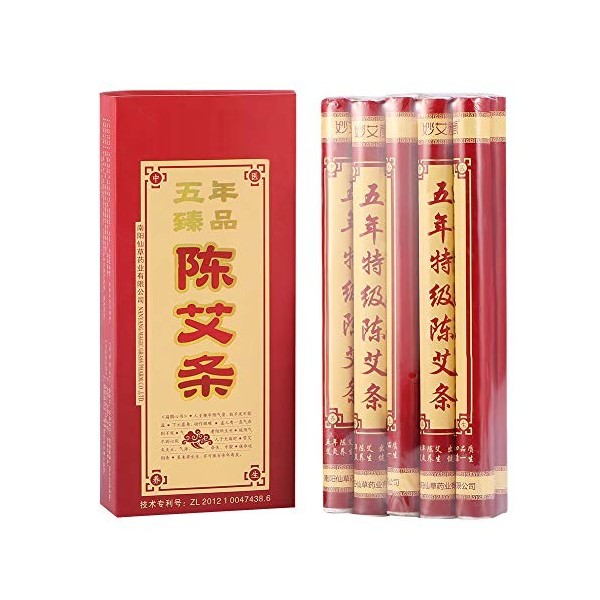 Thérapie Moxibustion Soins de santé Cinq ans Moxa Sticks Pure Moxa Rolls pour Acupoint Health Care