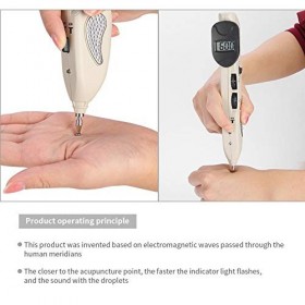 Akupuncture Crayon de massage, acupuncture points de massage soulagement de la douleur électrique deep tissu Appareil de mass