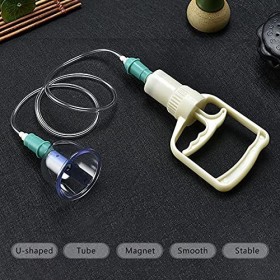 cadeau de juillet 24 piezas de juegos de terapia de ventosas en forma de U, juego de ventosas de vacío de punto de acupuntura