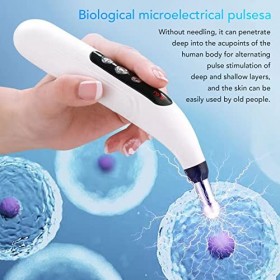 Stylo Dacupuncture électronique, 9 Niveaux Dintensité, Stylo Dénergie de Recherche de Point Dacupuncture Automatique Poin