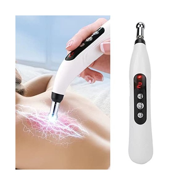 Stylo dacupuncture électronique Microélectronique Généreux Rechargeable Stimuler les points dacupuncture Recherche de point