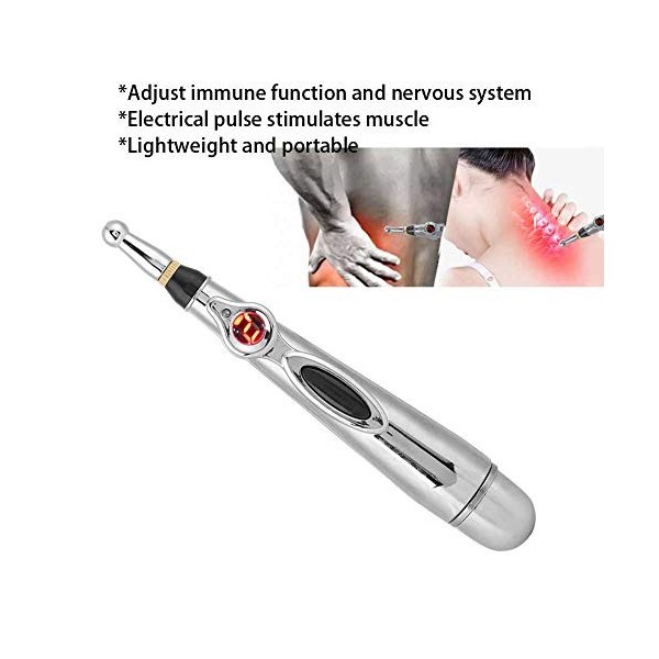 Électronique Acupuncture Stylo Méridiens Corps Masseur Énergie Stylo Soulagement de La Douleur Thérapie Stylo Dacupuncture M