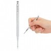 Stylo dacupression, sonde de Point dacupuncture doreille en alliage daluminium, outil de Massage stimulateur de point da