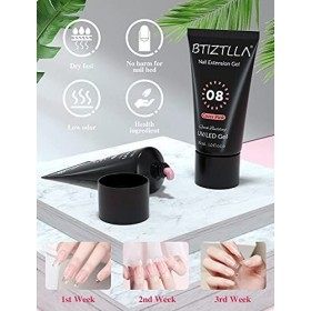 Btiztlla Kit Ongle Gel UV Complet Kit Ongles en Gel 6 Couleurs, Gel Ongle avec Base et Top Coat Vernis Semi Permanent Profess