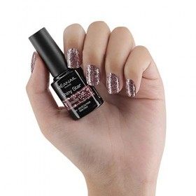 MEANAIL Paris - Coffret Manucure - Vernis Semi Permanent - 6 Vernis à Ongles - Compatibles Lampe UV LED - Coffret Sweet Pink 