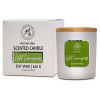 Bougie Parfumée Citronnelle Sauvage - Bougie de Cire de Soja - Bougie Huiles Essentielles - Bougie Aromathérapie Luxe et Sens