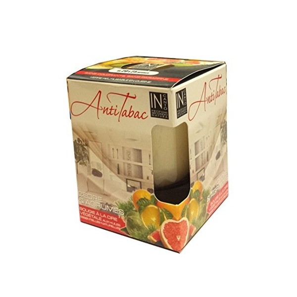 In Canto Bougie Anti-tabac 90 gr - Lot de 3