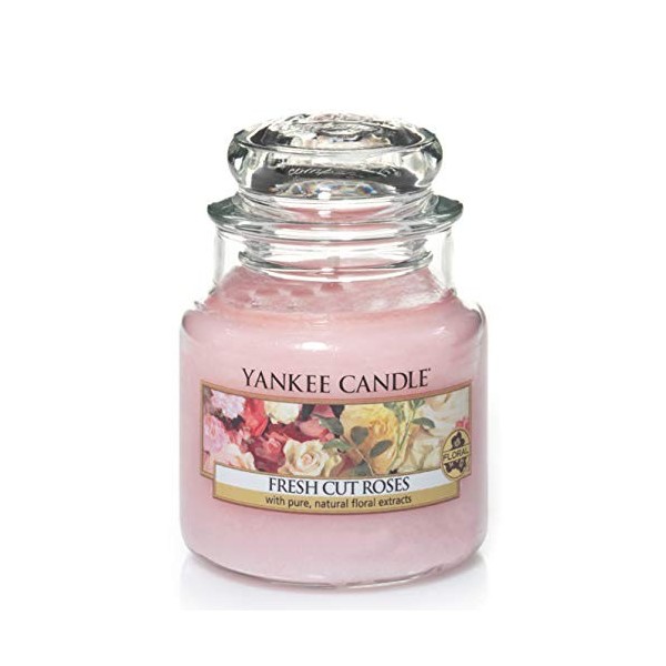 Yankee Candle bougie jarre parfumée | petite taille | Camélia en fleurs | jusqu’à 30 heures de combustion | La Collection Gar