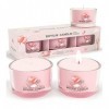 Coffret cadeau de bougies parfumées pour lanxiété | 3 bougies votives parfumées | Cadeaux de relaxation pour femme collecti