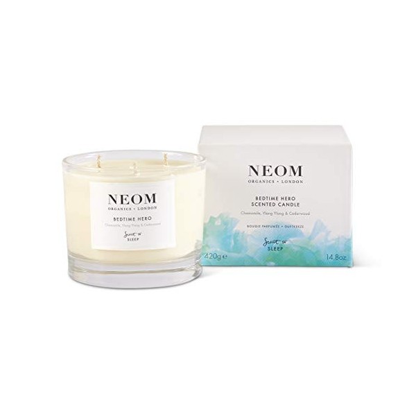 NEOM – Bedtime Hero Scented Candle 3 Wick - Fruity Fragrance…