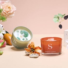 Coffret cadeau bougie avec cristaux