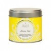 Shearer Candles Bougie parfumée en étain avec mèche de Coton et huiles essentielles Jaune, argenté, Blanc, Grande Taille