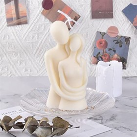 Hugging Lovers Bougies aromatiques, 100 g, Adam and Eve Couple Love Bougies parfumées pour homme et femme, parfaites pour la 