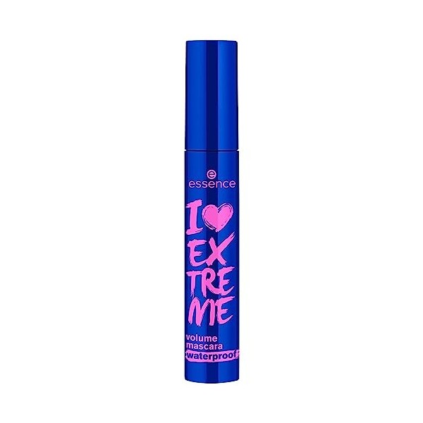 ESSENCE I LOVE EXTREME MASCARA VOLUMEN RESISTENTE AGUA NEGRA