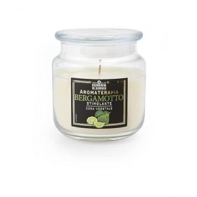 Bougie parfumée en pot Aromathérapie - Bergamote - Stimulant