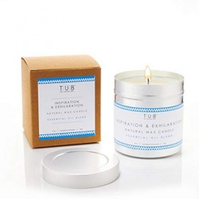 TUB The Ultimate Bath Mélange dhuiles essentielles naturelles à base de plantes Inspiration & Exhilaration 225 g Fabriquée à