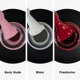 MEANAIL Paris - Kit Manucure - Vernis Semi Permanent - Nail Art - Vernis à Ongles - Strass - Stripping Tape - Lampe LED 48W -