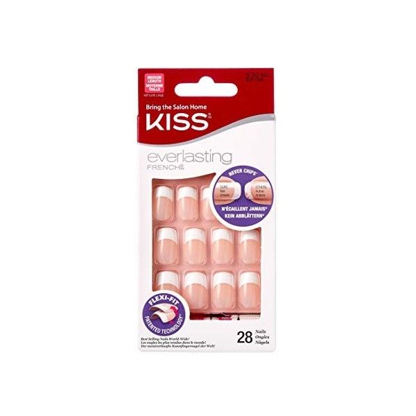 KISS EVERLASTING FRENCH NAILS MEDIUM 53240