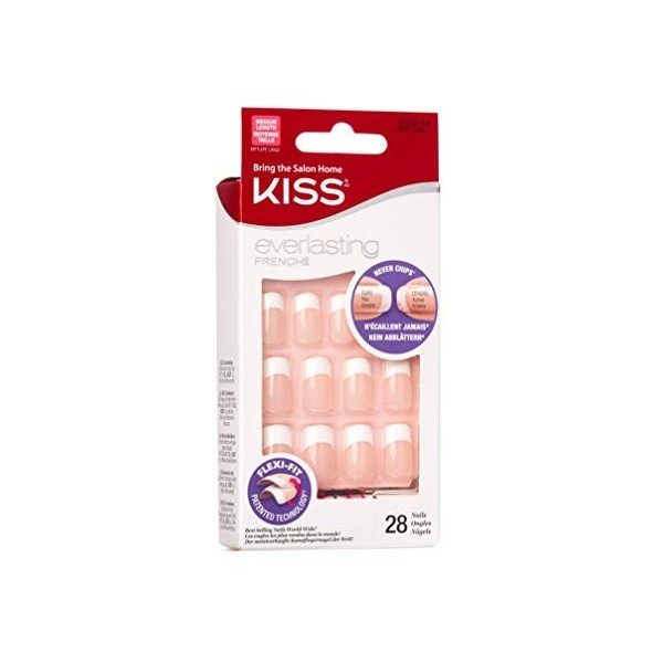 KISS EVERLASTING FRENCH NAILS MEDIUM 53240