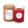 Root Bougies parfumées Bougie Recherche d’équilibre, Cire, Red, 7.7 x 7.7 x 10.199999999999999 cm