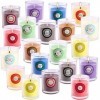 Onebird Lot de 20 bougies parfumées réducteur danxiété Jasmin, Rose, Vanille, Bergamote, Figue, Citron, Printemps, Fraise, R