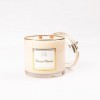 CALM CANDLES ESSENTIAL - Bougie à mèche en bois au caramel, infusée avec de lhuile essentielle de caramel, cannelle, clou de