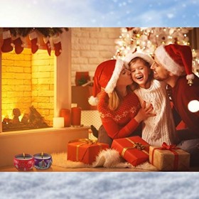 Peilin Lot de 12 bougies parfumées en cire de soja pour soulager le stress et aromathérapie