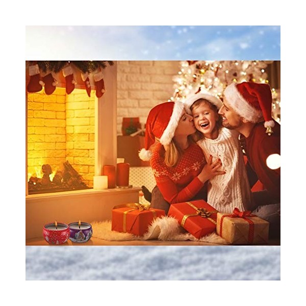 Peilin Lot de 12 bougies parfumées en cire de soja pour soulager le stress et aromathérapie