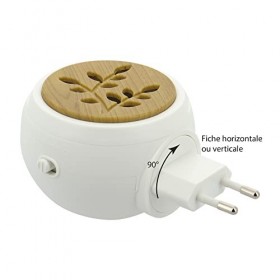 SOBiO étic - Diffuseur dhuiles essentielles tissu prise murale - Aroma