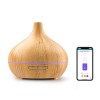 Meross Diffuseur dHuiles Essentielles Connecté WiFi Compatible avec HomeKit, Alexa et Google Home, Diffuseur dArôme Ultraso