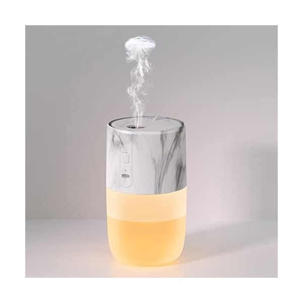 Diffuseur dhuiles Essentielles avec Lumière Effet Flamme, Ankrs Humidificateur dhuiles Essentielles 200ML, Diffuseur darôm