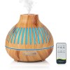 Czemo Diffuseur dHuiles Essentielles 400ML, Diffuseur de Parfum Electrique avec Télécommande Humidificateur Ultrasonique Dif