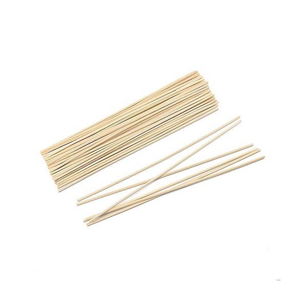 Esnow 120 pièces Reed bois huile diffuseur bâtons de bâton de Reed de rotin de remplacement pour arôme, 9.45 pouces