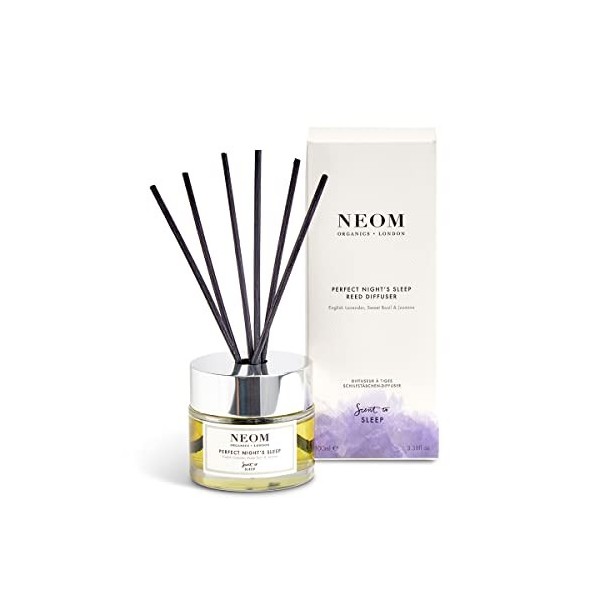 NEOM Diffuseur de roseaux "Nuit parfaite" 100ml - Gamme Senteurs pour le Sommeil