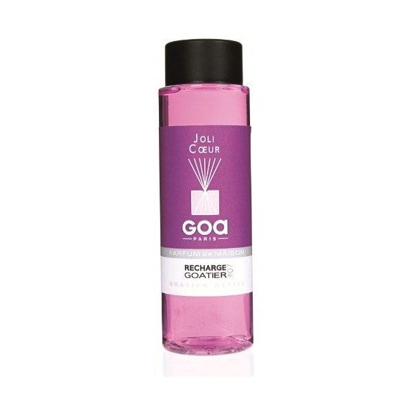 Goa 25907 Diffuseur Recharge Goatier Joli Coeur 250 ML