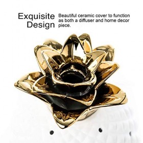 Design Accents Diffuseur dhuiles essentielles – Aromathérapie en céramique, décoration dintérieur, diffuseur darômes 100 m