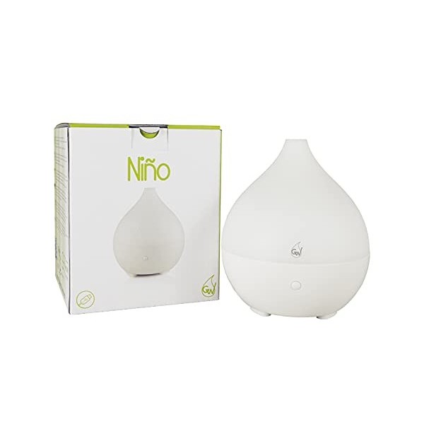 Gisa Wellness - Pandora - Diffusore dArômes et dHuiles Essentielles à Ultrasons - 200ml - pour Aromathérapie et Chromothéra