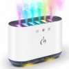 7 LED Couleurs Humidificateur, Ultrasons Diffuseur Huiles Essentielles 1l, Brouillard Lumières Changement Bat Musique, Enviro