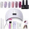 Coffret vernis à ongles en gel de 8 ml HNM, 6 couleurs Combo, séchage sous UV LED, série Couleurs d’arts