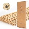 T&Cx Lot de 120 bâtonnets diffuseurs dhuiles essentielles en rotin naturel de 25 cm pour la maison, le bureau