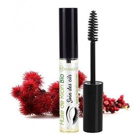 manelya Huile de Ricin avec Applicateur pour Cils 10 ml