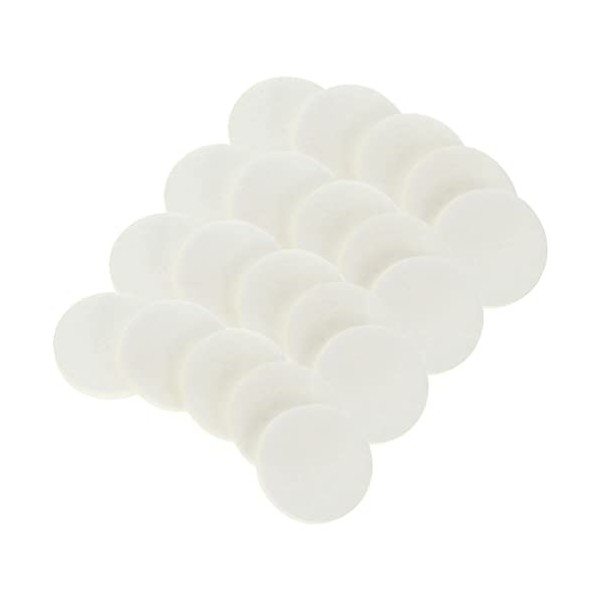 Healifty Lot de 100 coussins de recharge pour huiles essentielles en coton aromathérapie - Pour diffuseur - Collier - Clip de