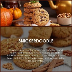 SALUBRITO Snickerdoodle Huiles Essentielles 120 ml Huile essentielle daromathérapie dautomne de qualité supérieure Huiles p