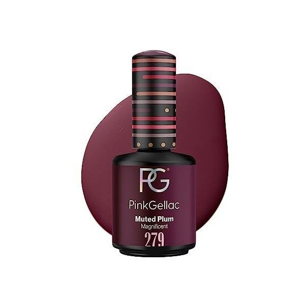 Pink Gellac Vernis Semi-Permanent - Pastel Purple 15 ml - Vernis Semi-Permanent Violet - Vernis Semi-Permanent Professionnel,