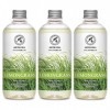 Recharge Lemongrass 1500ml pour Reed Diffuser - 3x500ml - Diffuseur dAmbiance avec Huile Essentielle de Lemongrass Naturelle