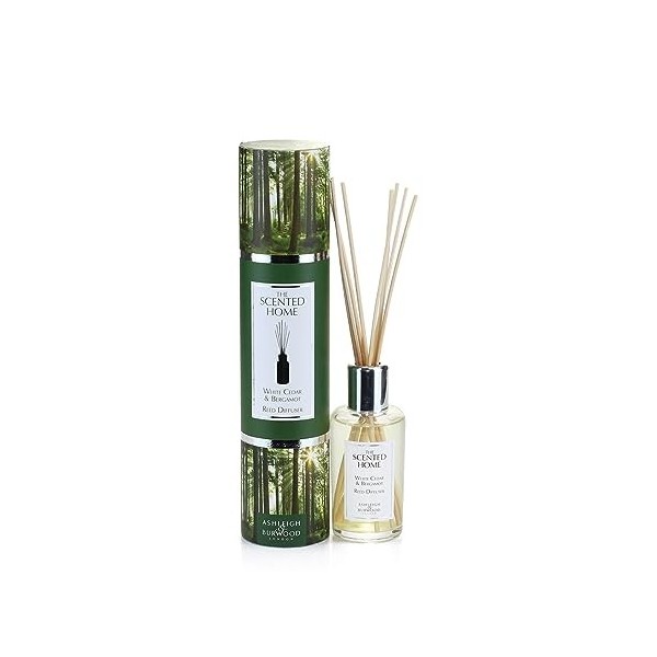 Ashleigh & Burwood Fragrance Home Diffuseur de parfum parfum cèdre blanc et bergamote 150 ml Parfum boisé puissant pour la ma